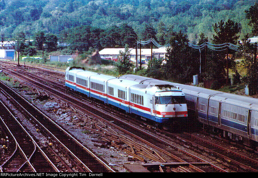 AMTK 159 on rear or train #65.